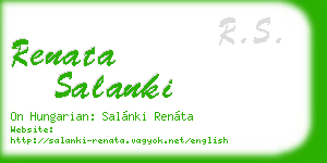 renata salanki business card