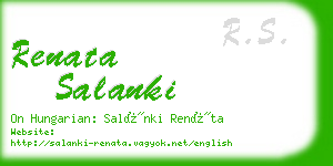 renata salanki business card